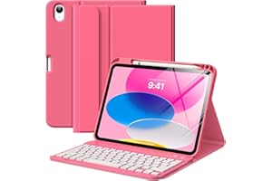 MoKo for iPad (A16) 11th Generation Case with Keyboard 11 inch 2025, iPad 10th Generation 10.9 inch Keyboard Case with Pencil