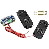 WM8960 Audio HAT Module for Raspberry Pi 5/4B/3B+/Zero 2W/Pico W/Pico 2W | WM8960 Hi-Fi Sound Card HAT Stereo CODEC, Play/Record, with Speaker