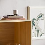 Vida Designs Cambridge 3 Tier Medium Bookcase Oak Wood Shelving Display Unit view 5