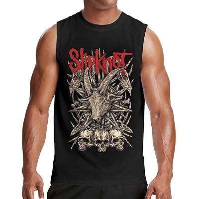 Tammy W Nash Slipknot Men's Sleeveless Workout Muscle Bodybuilding Tank Tops Shirts Black