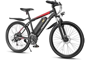 Funhang Electric Bike for Adults, 1000W Peak Ebike, 50Miles 21.7MPH Electric Mountain Bike, 26" Adult Electric Bicycle with 4