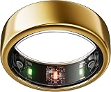 Oura Gen3 Horizon Smart Ring Gold Size 13 Sleep Heart Rate Fitness Tracking