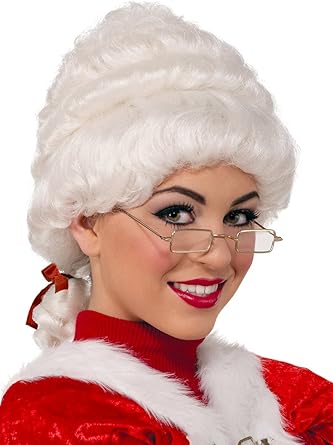 Mrs santa claus wigs Clearance