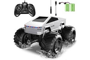 Cheffun 1:16 RC Car - 2.4 GHZ Remote Control Car with LED Light and Loadspace, 4WD All Terrain Waterproof Cybertruck Toys, Electric Vehicle Toys for Kids, Gifts for Kids, Boys and Girls