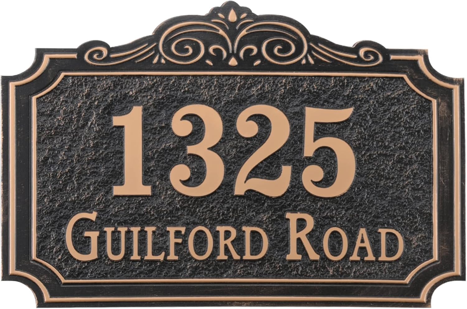 Plaques & Wall Art - Address Plaque Hand-Carved - House Number Plaque,Address Sign Plate - 12