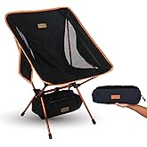 TREKOLOGY YIZI GO Ultralight Portable Camping Chairs for Adults - Compact & Lightweight for Outdoor Adventures, Hiking, Backp