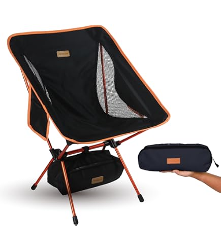 Outdoor Folding Chair Camping Chair Alloy Kermit Chair Black