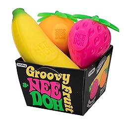 Schylling NeeDoh Groovy Fruit - Sensory Fidget Toy