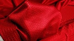 Pico Textiles 1 Yard – Red Polyester Football