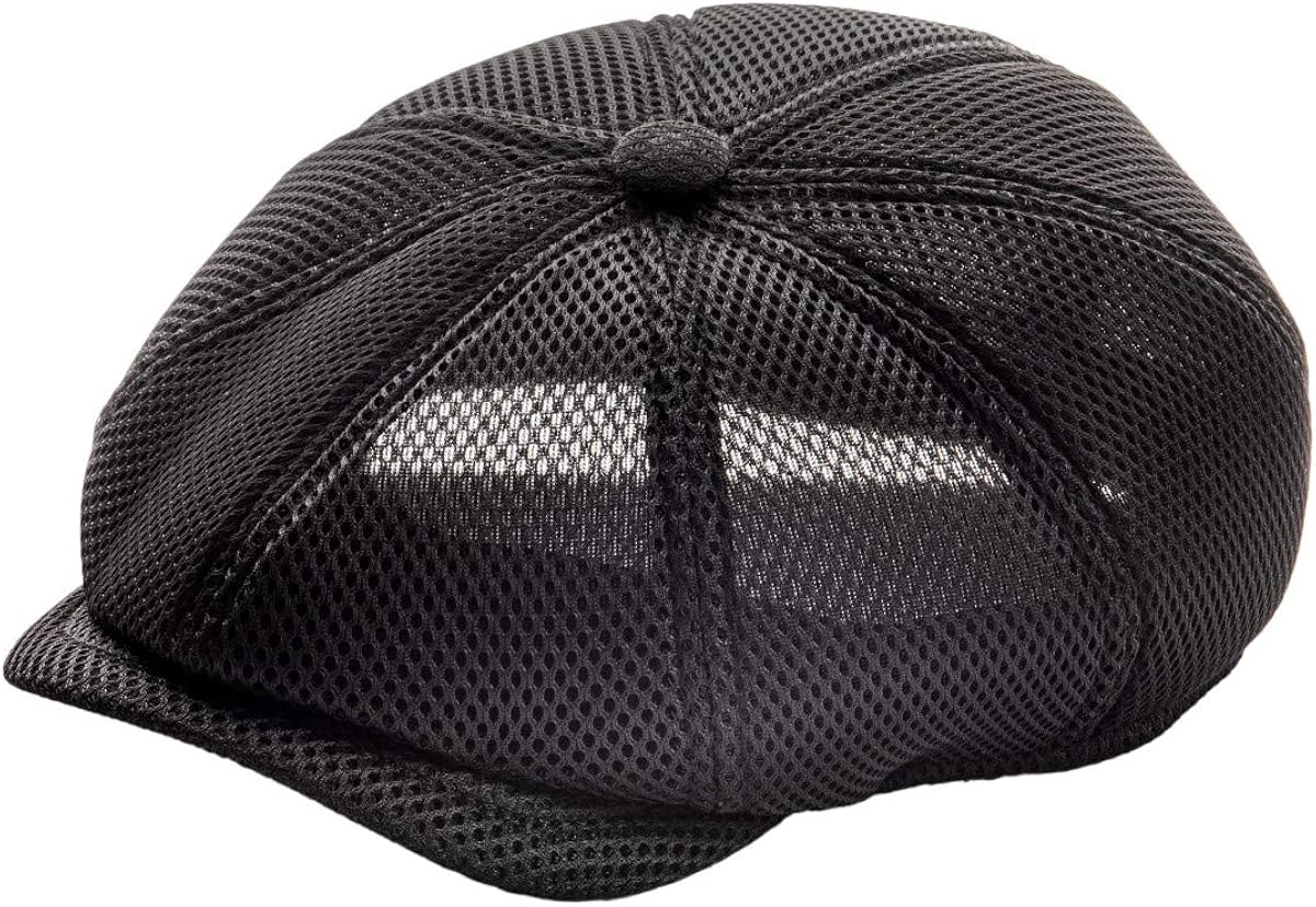 FEINION Men Breathable Newsboy Cap 8 Panel Mesh Summer Hat Amazon.co