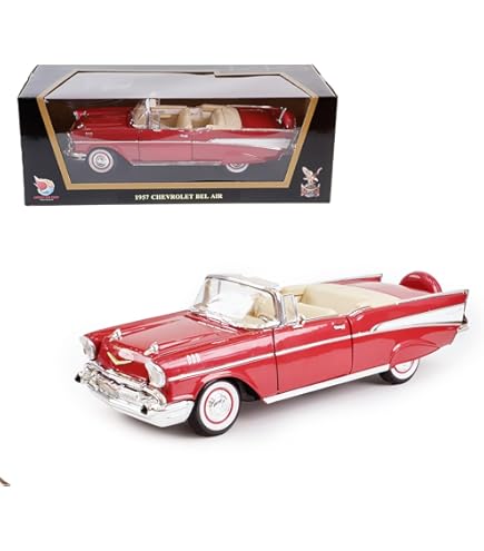 Amazon.com: Motormax 1:24 Die-Cast 1957 Chevy Bel Air - Colors May
