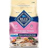 Blue Buffalo Life Protection Formula Adult Small Breed Dry Dog Food, Supports High Energy Needs, Made with Natural Ingredients, Chicken & Brown Rice Recipe, 5-lb. Bag