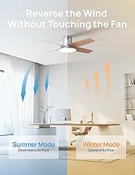 Dreo Ceiling Fans with Lights, 12 Speeds & 3 Fan