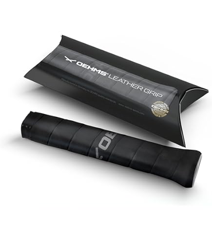 OEHMS Premium Leather Tennis Grip | Special Touch Edition | Brown