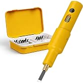 Cordless Electric Wood Carving Chisel with 20PCS Replaceable Blades | 4.2v Cordless Electric Wood Chisel. USB-C Rechargeable. For Wood Carving, Engraving, Shaping, DIY Projects