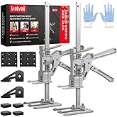 Kolvoii Labor Saving Arm Jack 2 Pack, Stainless Steel Furniture Jack Lifter, 10" Height Adjustable Hand Lifting Jack Tool for