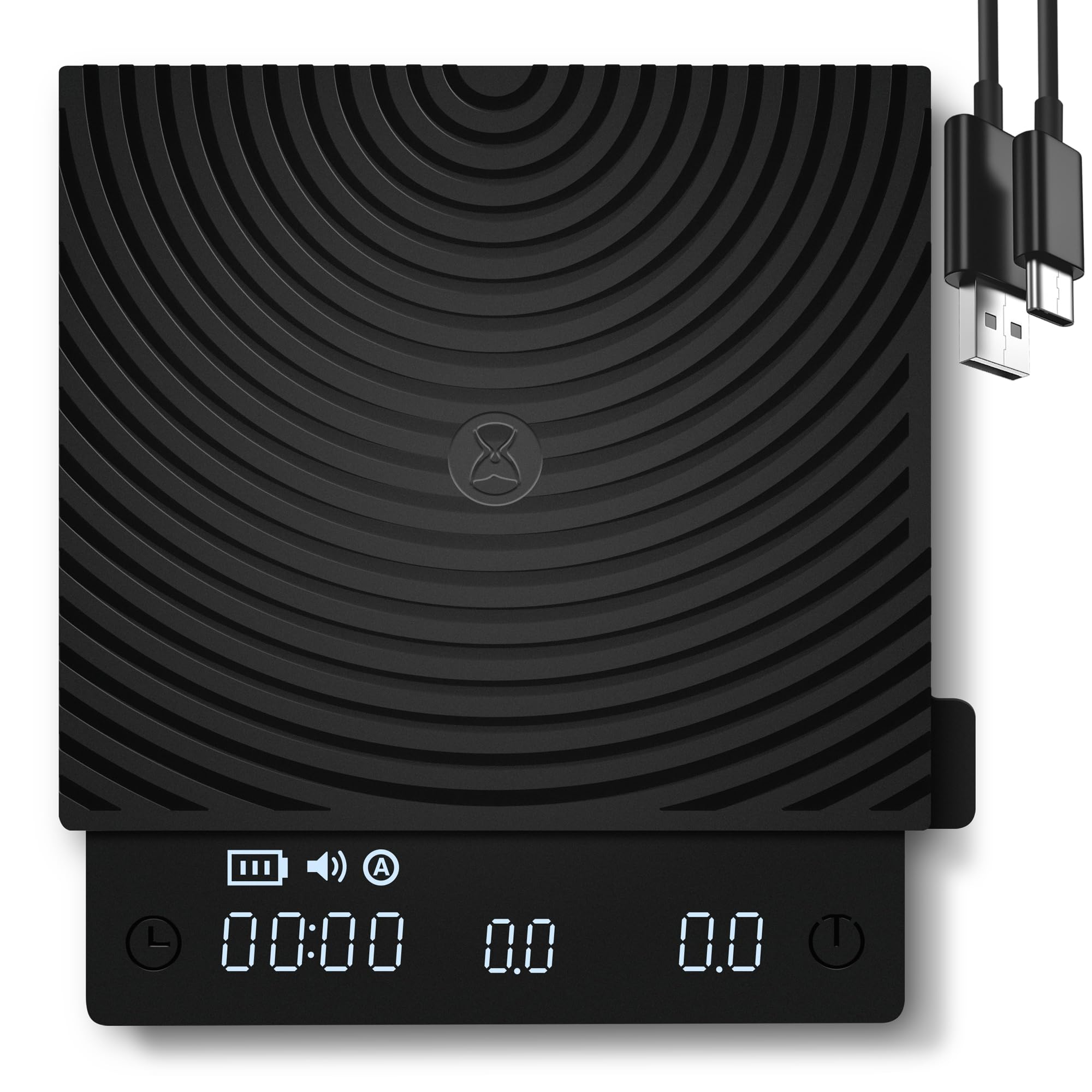 Photo 1 of Timemore Basic Mini Coffee Scale, Slim & Lightweight Design, Three Modes | Digital Espresso Scale with Timer for Precision Brewing, Black