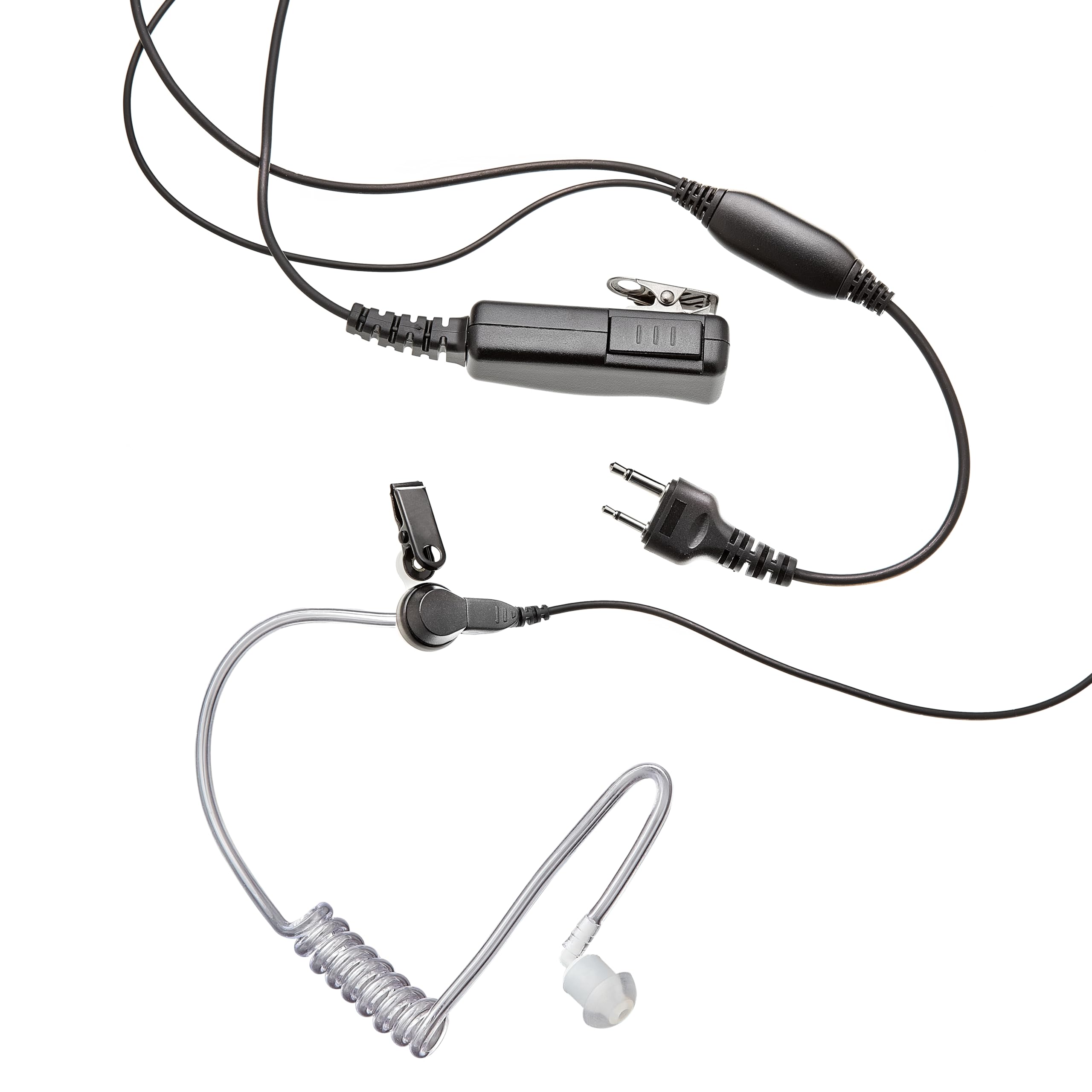 Heavy Duty (HD) Covert Acoustic Tube Earpiece for ICOM 2 Pin Radio
