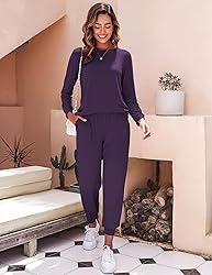 Ekouaer Women's Pajama Sets Casual 2Pcs Sleepwear