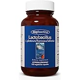 Allergy Research Group Lactobacillus Supplement - Probiotics for Men & Women, Digestive Health, Gut Health, Vegetarian Capsules - 100 Count