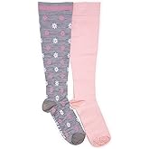 MUK LUKS womens 2 Pair Pack Nylon Compression Knee High Socks