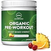 MRM Nutrition Organic Pre-Workout Powder - Island Fusion - 20 Servings | 150mg Natural Caffeine &amp; Adaptogens, Pure Energy, Focus &amp; Blood Flow, Certified Organic, Vegan, Non-GMO, For Women &amp; Men