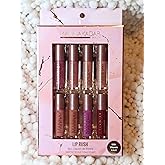 Manna Kadar Lip Rush, 8 Piece Set, Assorted Shades, 0.41 Fl Oz (Pack of 1)