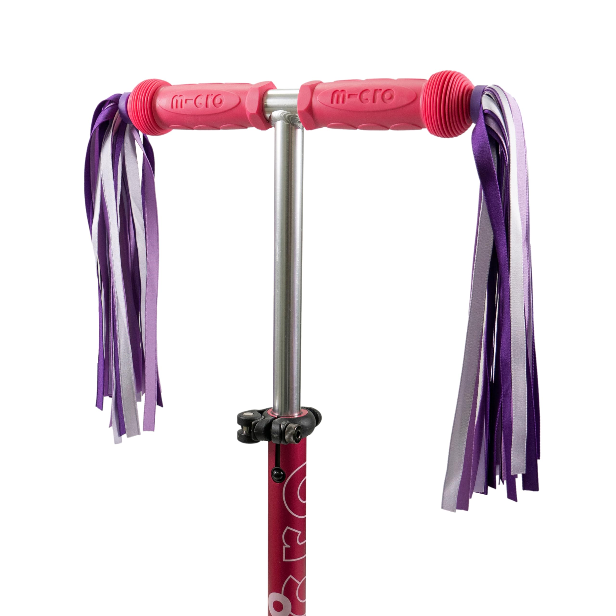 Micro Scooters | Eco Scooter/Bike Ribbons | Handlebar Streamers Tassels | Waterproof | Boys & Girls | Purple