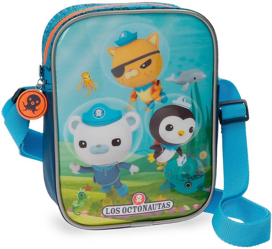 Octonautas Exploradores Messenger Bag, 20 cm, 1.8 liters, Multicolour (Multicolor)