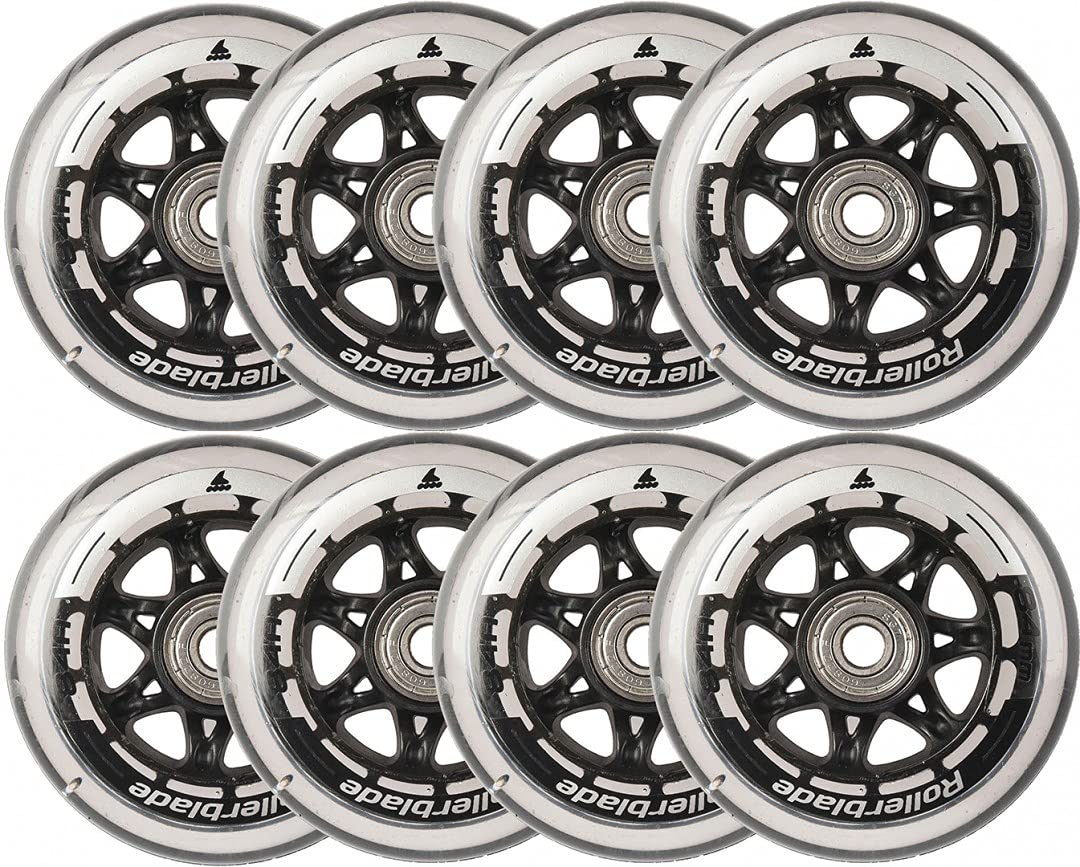 Rollerblade Unisex – Adult 84/84A PACK+SG7+8MMSP (8PCS) Wheels, Neutral, UNICA