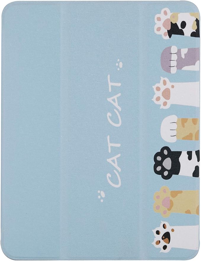 Amazon Co Jp Ipad Air 4 ケース 軽量 かわいい 猫 プリント オートスリープ機能 Ipad Air 4 保護カバー おしゃれ かわいい プリント 三折り式 ペン収納 スタンド機能 秋新発 Ipad 10 9 専用ケース ブルー 家電 カメラ