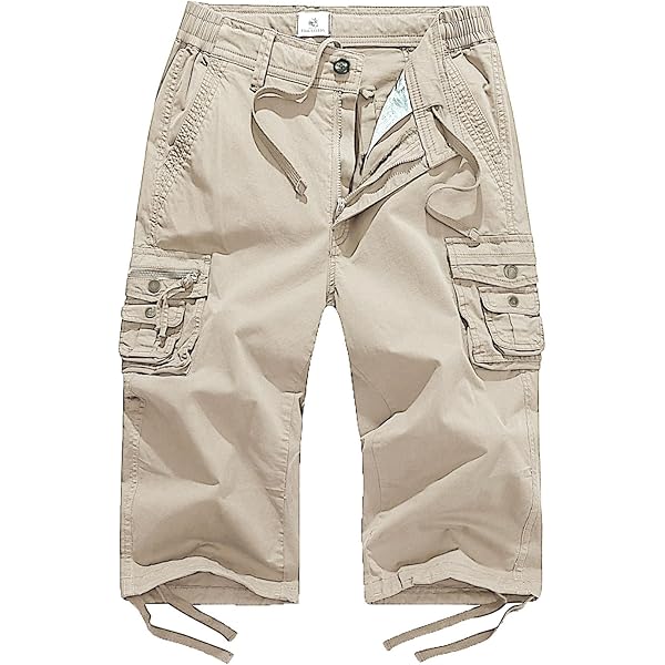 Amazon.com: FOURSTEEDS Women's Mid Rise Cotton Capri Hiking Shorts