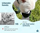 Pecute Dog Water Bottle 350ml Lightweight Portable Water Dispenser Grey view 5