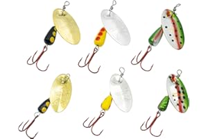 Panther Martin Fishing Lures 6-Pack All Time Greatest Fish Catcher World Famous Spinning Lures in Value Kit Spinners for Trout, Salmon, Panfish, Bass, Crappie & Perch.