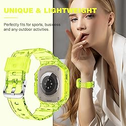XYF Compatible for Crystal Clear Apple Watch
