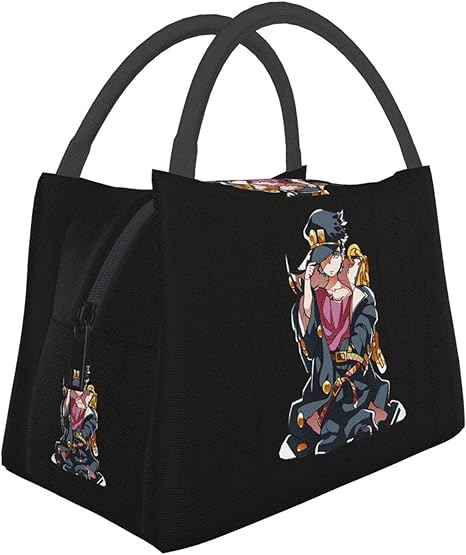 Amazon 保冷ランチバッグ おしゃれ人気ジョジョの奇妙な冒険5 弁当バッグ 大容量 食品収納 保温 断熱 大容量 高級 漏れ防止 耐衝撃 通勤 旅行 保温バッグ ランチバッグ ランチ巾着 ランチベルト オンライン通販