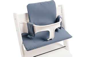 SA ACCESSORIES Cushion Compatible with Stokke Tripp Trapp - Waterproof Soft Seat Cushion for Infants, Babies & Toddlers - High Chair Accessories, Easy to Install, Easy to Clean – Whispering Aqua