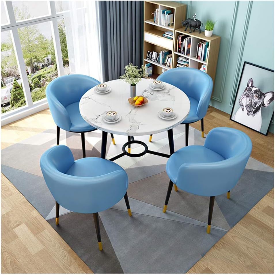 Amazoncom ZCXBHD Retro Dining Table And 4 Chairs Set