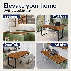 Howizz 60 x 25 in. Solid Wood Table Top, Teak