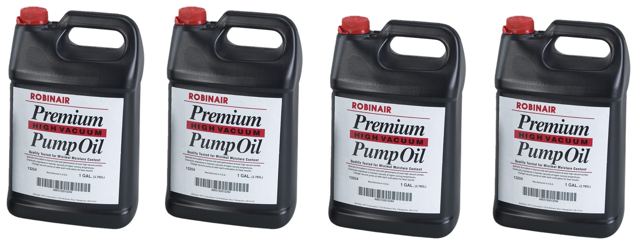 Robinair 13204 Premium High Vacuum Pump Oil 4 one gallon jugs Buy