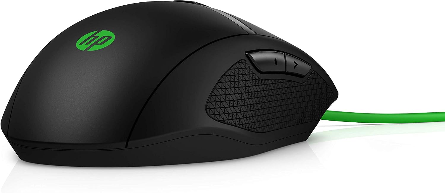 HP Pavilion Gaming 300 Wired USB Gaming Mouse, 5000 DPI Optical Sensor, On-the -Fly Settings, RGB LED, Ambidextrous, Black - Image 5