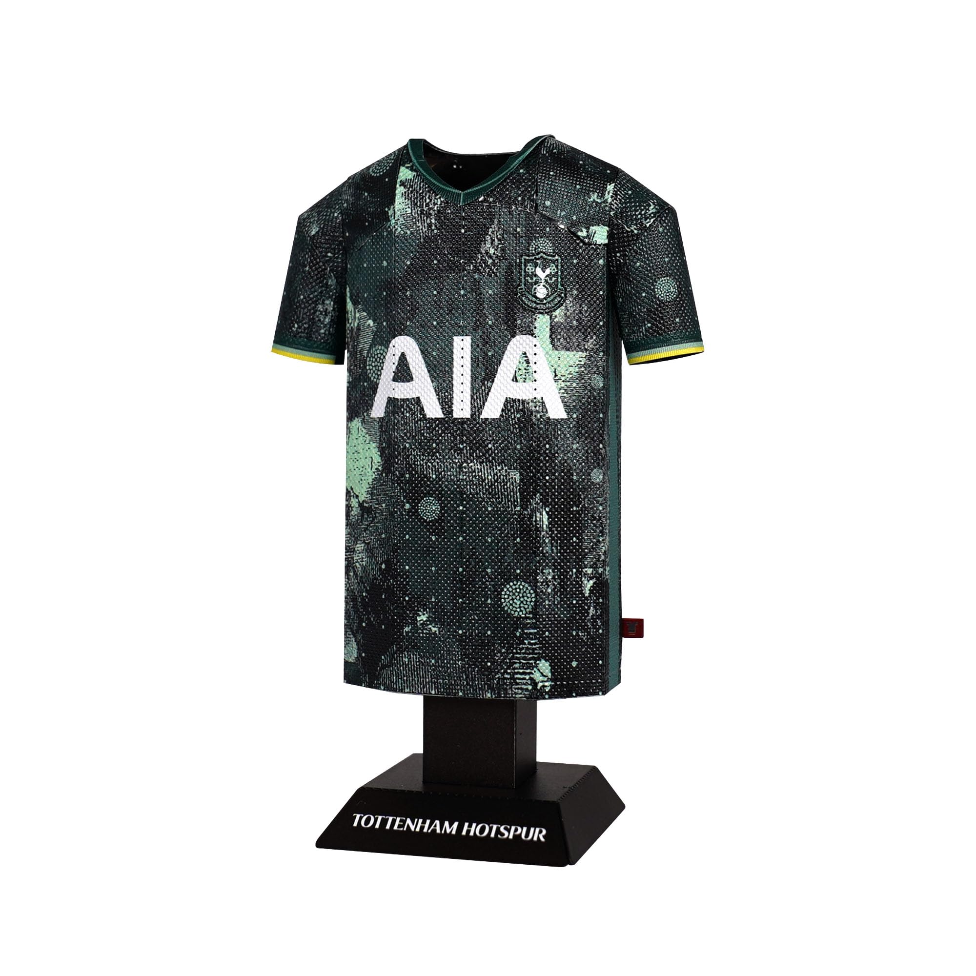 Tottenham Hotspur FC 24/25 Third Metal Football Shirt - Officially Licensed Miniature Alloy Replica Jersey Collectible Display Gift - Personalise Customisable Name & Number Decals