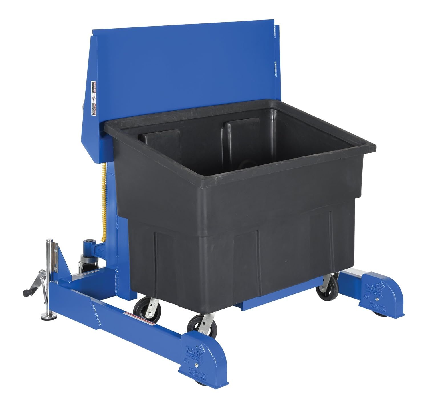 Vestil JMD100072 MultiPurpose Tote Dumper, 600 lb, 72" Dump Height