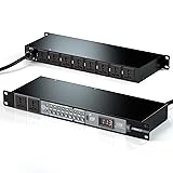 10 Outlet Power Conditioner, 3000W 1U Rack Mount