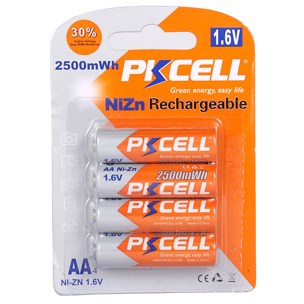 Universal Smart Charger for 1.2V 1.6V Rechargeable Batteries NiCD NiMH NiZn AA AAA