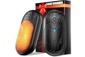MIATON Electric Hand Warmers Rechargeable 2 Pack, 3000Mah*2 Portable Hand Warmer Battery Operated, Fun & Practical & Useful Gifts for Men Chrismas, Outdoor Camping Gifts, Hunting Accessories and Gear