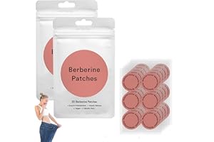 A Curated Vibe Berberine Patches, Supports Healthy Metabolic Wellness, Steady Release, Vegan, 30 Patches per Bag, 2 Bags