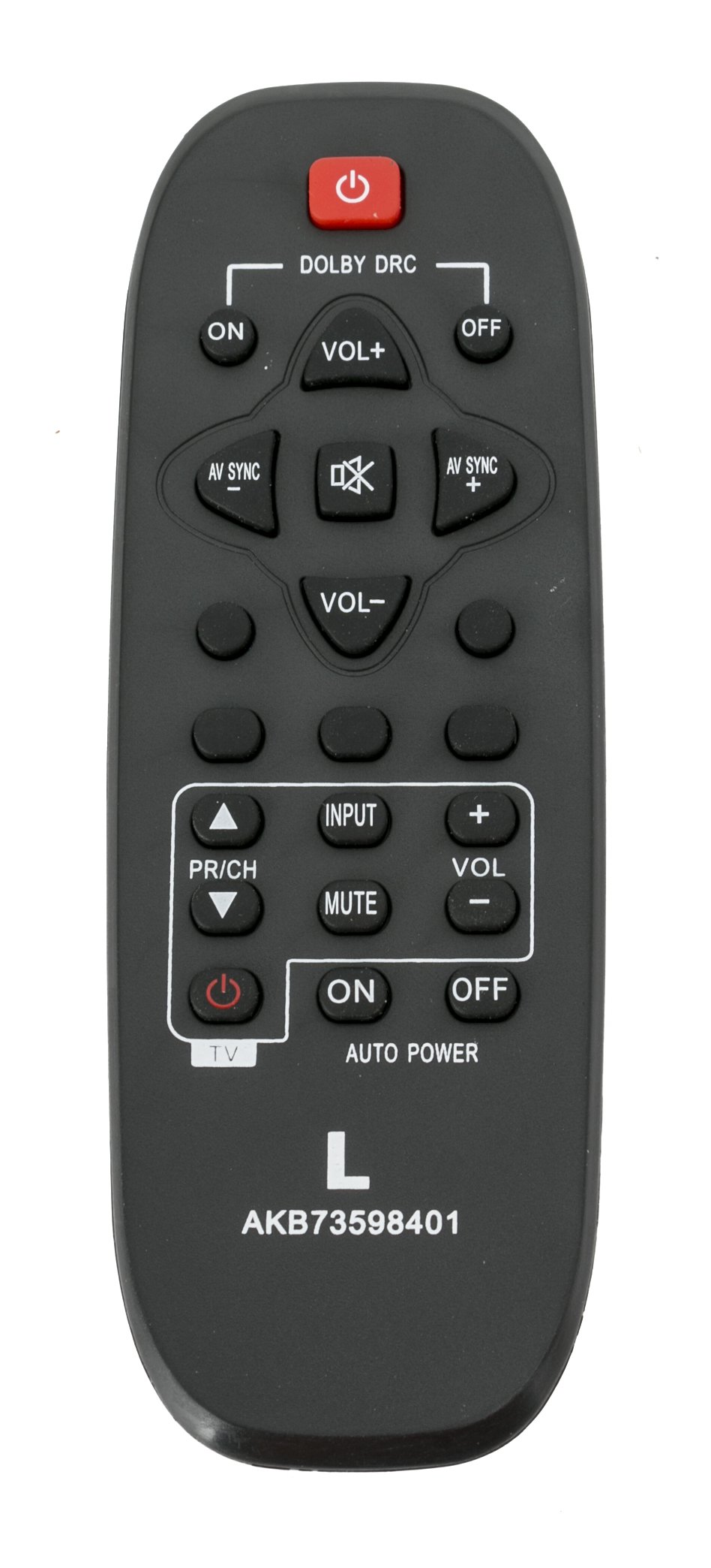 AKB73598401 Replace Remote Control - VINABTY AKB 73598401 Soundbar Remote Control Replacement For LG AKB73598401 Sound Bar NB2020A NB2022A NB-2020A NB-2022A NB2030A NB-2030A Remote Controller