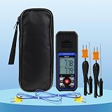 GAIN EXPRESS Digital Thermocouple Thermometer HVAC Temp Meter 4 K Probes Dual view 3