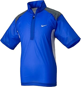 blue nike golf shirt